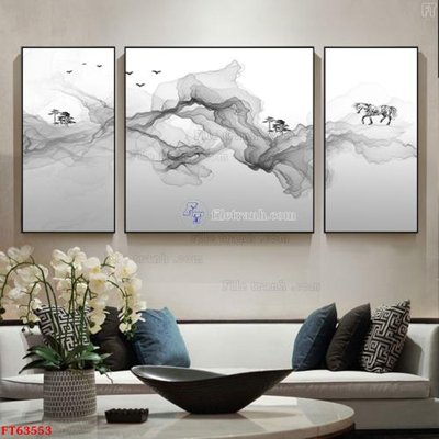 File in ấn Tranh treo pha lê gương FT63553 chuyên nghiệp