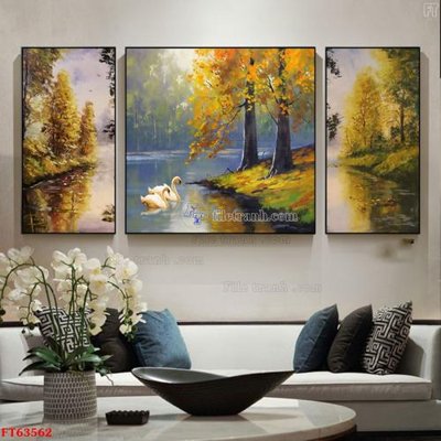 File tranh gốc Tranh treo pha lê gương FT63562 chủ đề hiện đại