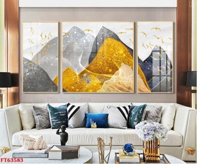 File gốc Tranh treo pha lê gương FT63583 (in mica) trang trí