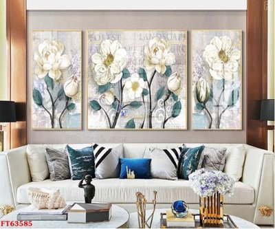 File in ấn Tranh treo pha lê gương FT63585 (bản gốc) cao cấp