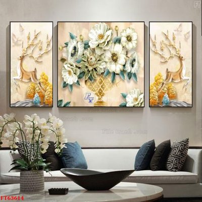 Tải file Tranh treo pha lê gương FT63614 (gốc) làm file tranh quảng cáo