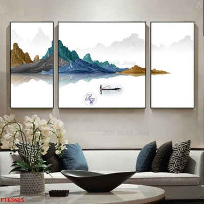 File gốc Tranh treo pha lê gương FT63625 (trang trí) phòng ngủ