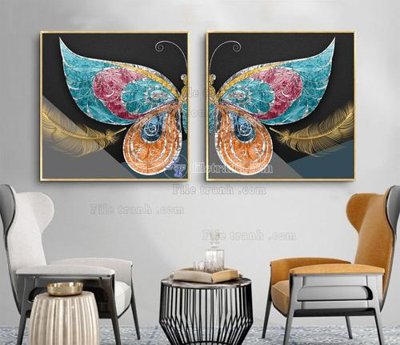 File PSD File tranh hiện đại pha lê gương FT638 (nguyên bản) cho thiết kế