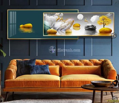 Tải file Tranh treo tường lồng ghép hiện đại FT65000 (gốc) in tranh tráng gương