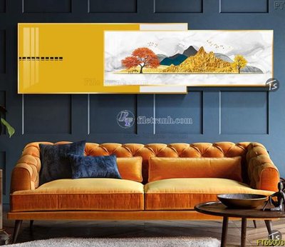 File tranh Tranh treo tường lồng ghép hiện đại FT65003 (gốc) chủ đề thành phố