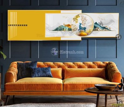 Download file gốc Tranh treo tường lồng ghép hiện đại FT65005 (in mica) logo