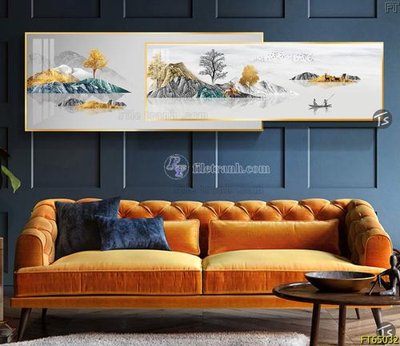 File tranh gốc Tranh treo tường lồng ghép hiện đại FT65032 (bản quyền) Filetranh.com
