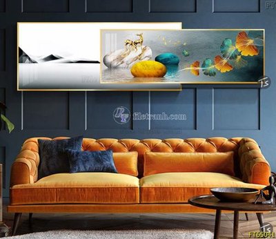 File tranh Tranh treo tường lồng ghép hiện đại FT65041 (ảnh gốc) in trần xuyên sáng