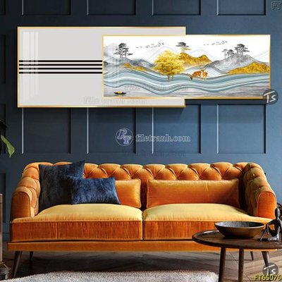 File ảnh Tranh treo tường lồng ghép hiện đại FT65076 (gốc) trang trí khách sạn