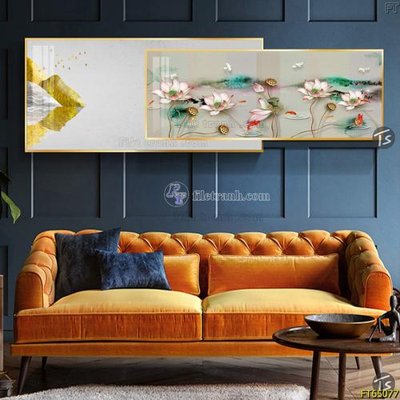 File gốc Tranh treo tường lồng ghép hiện đại FT65077 (trang trí) cho phòng khách