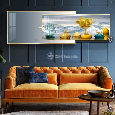 File tranh in mica Tranh treo tường lồng ghép hiện đại FT65091 (độ phân giải cao)