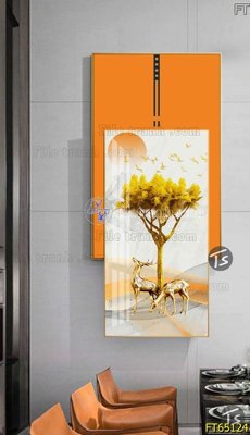 File gốc in ấn Tranh treo tường lồng ghép hiện đại FT65124 (sẵn sàng tải về)