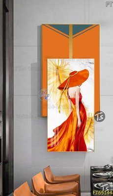 Tải file Tranh treo tường lồng ghép hiện đại FT65144 (gốc) chủ đề tâm linh
