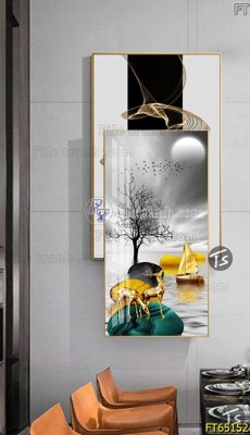 File gốc Tranh treo tường lồng ghép hiện đại FT65152 (Filetranh.com) Tranh treo tường lồng ghép hiện đại FT65152