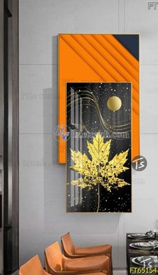 Hình ảnh file gốc Tranh treo tường lồng ghép hiện đại FT65154 cho in UV