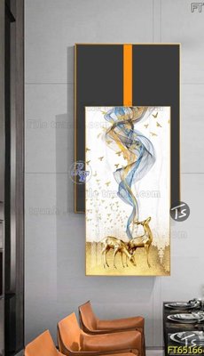 File gốc Tranh treo tường lồng ghép hiện đại FT65166 (in mica) trang trí