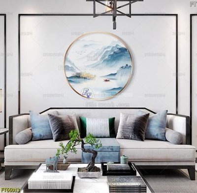 File ảnh Tranh treo pha lê gương FT66013 (gốc) in decal dán tường