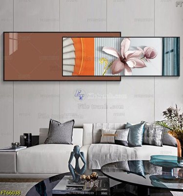 Tải file gốc Tranh treo pha lê gương FT66038 (in khổ lớn) không vỡ