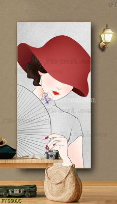 Chi tiết file gốc Tranh treo pha lê gương FT66095 (cho in tráng gương)