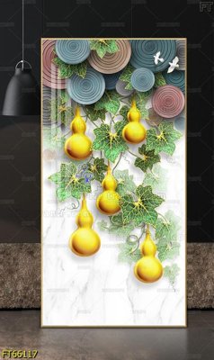 File gốc Tranh treo pha lê gương FT66117 (chuẩn màu) cho in offset