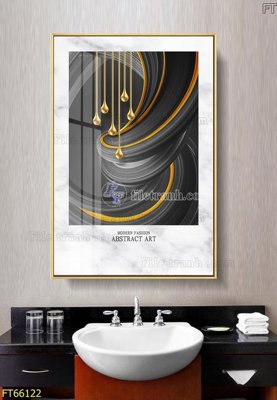 Tải file gốc Tranh treo pha lê gương FT66122 (in khổ lớn) không vỡ