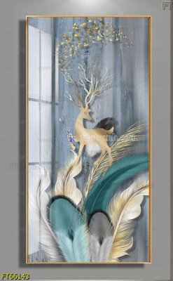 File tranh gốc Tranh treo pha lê gương FT66143 (bản quyền) Filetranh.com