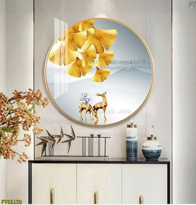 File ảnh Tranh treo pha lê gương FT66150 (gốc) cho trang trí nội thất