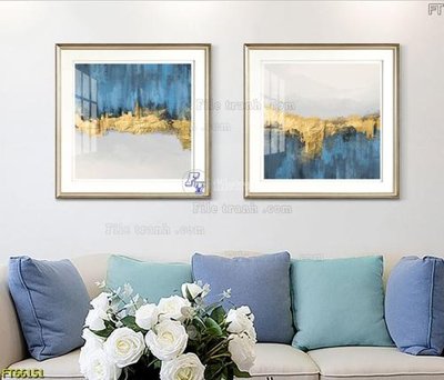 File PSD Tranh treo pha lê gương FT66151 (gốc) tách lớp chi tiết