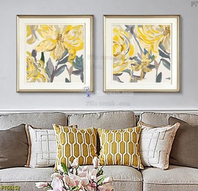 File gốc Tranh treo pha lê gương FT66152 (in lụa) cao cấp