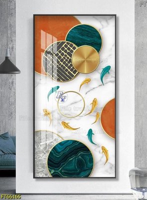 File gốc in ấn Tranh treo pha lê gương FT66165 độ phân giải cao