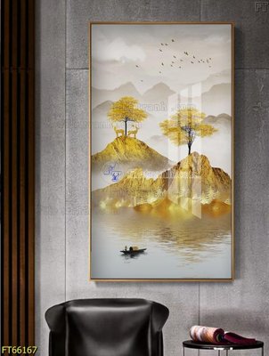 File PSD Tranh treo pha lê gương FT66167 (gốc) tách lớp chi tiết