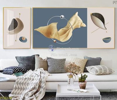 File gốc Tranh treo pha lê gương FT66179 (phong cách) tối giản