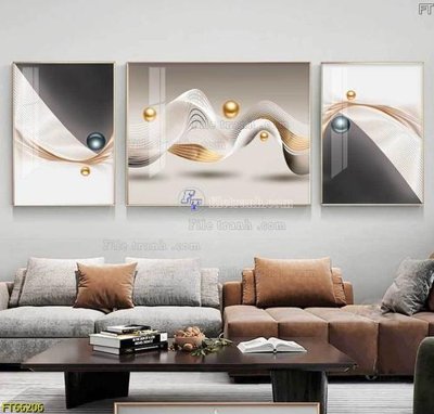 File ảnh Tranh treo pha lê gương FT66206 (gốc) in standee