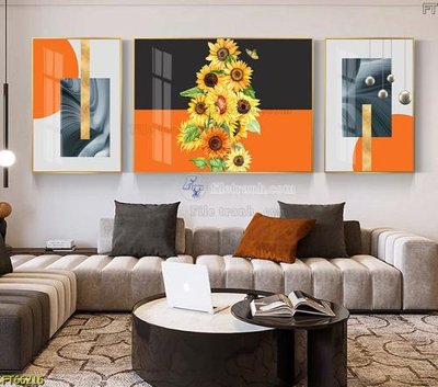 Tải file gốc Tranh treo pha lê gương FT66216 (bản PSD) gốc