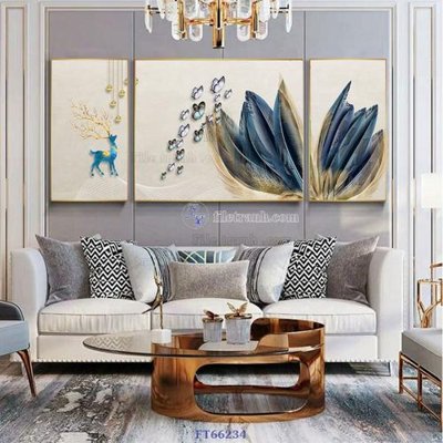 File tranh Tranh treo pha lê gương FT66234 (ảnh gốc) không bị mờ