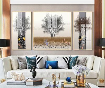 File gốc Tranh treo pha lê gương FT66239 (chủ đề hiện đại) trang trí