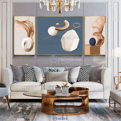 File tranh in trần Tranh treo pha lê gương FT66264 (ảnh gốc siêu nét)