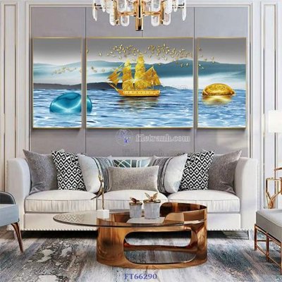 Chi tiết file ảnh Tranh treo pha lê gương FT66290 sắc nét