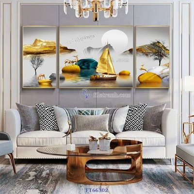 File PSD Tranh treo pha lê gương FT66302 (gốc) cho designer