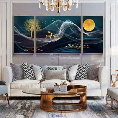 File PSD in ấn Tranh treo pha lê gương FT66314 (chất lượng cao)