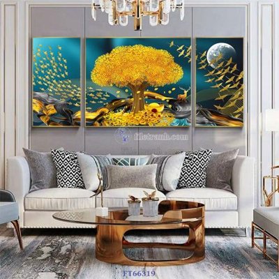 File gốc Tranh treo pha lê gương FT66319 (dành cho quảng cáo)