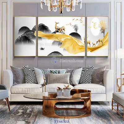 File gốc Tranh treo pha lê gương FT66322 (ảnh chi tiết) để in trần