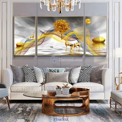 Tải file gốc Tranh treo pha lê gương FT66332 (in khổ lớn) không mờ