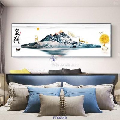 File tranh quảng cáo Tranh treo pha lê gương FT66340 (download file gốc)