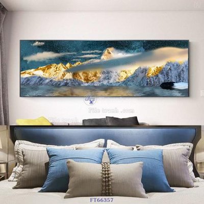 File tranh ảnh gốc Tranh treo pha lê gương FT66357 dùng cho in khổ lớn