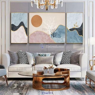 File ảnh Tranh treo pha lê gương FT66373 (gốc) in PP, decal