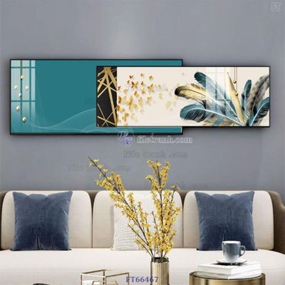 File tranh Tranh treo pha lê gương FT66467 (file gốc) chuẩn màu in