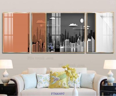 File gốc Tranh treo pha lê gương FT66497 (dành cho quảng cáo)