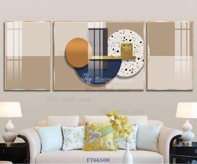 File tranh Tranh treo pha lê gương FT66500 (gốc) chủ đề thiên nhiên