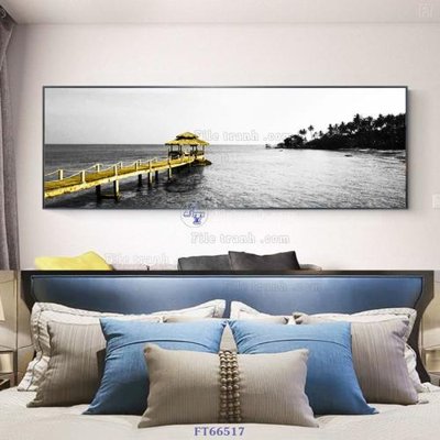 File gốc Tranh treo pha lê gương FT66517 (in lụa) cao cấp